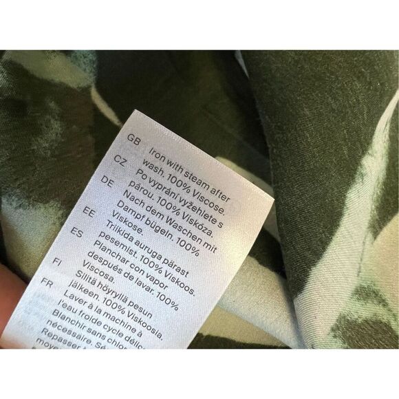 COS DRAPED ASYMMETRIC MIDI SKIRT - Picture 13 of 13